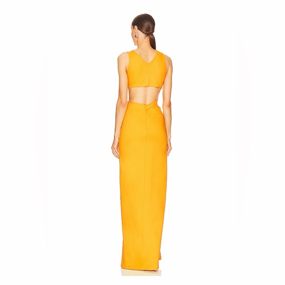 NWY YAURA Zuwa Dress in Yellow, UK 8/ US S - Picture 4 of 10